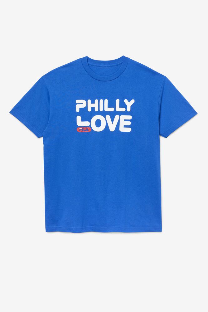 Tricou Fila Barbati Albastri Philly Love ICFQ-56708